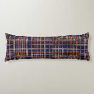 scottish plaid body pillow