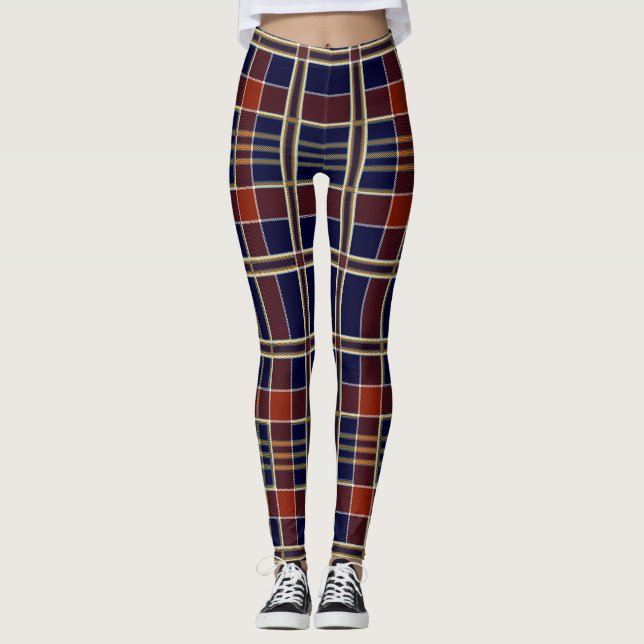 scottish plaid leggings (Front)