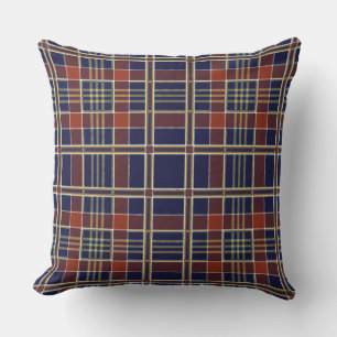 scottish plaid outdoor pillow