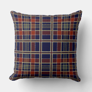 scottish plaid pillow