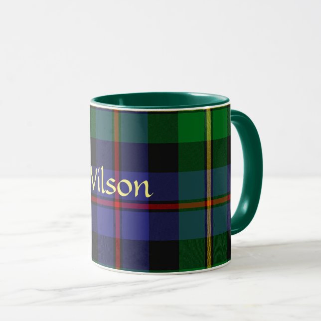 Scottish Plaid Template to personalize Mug (Front Right)