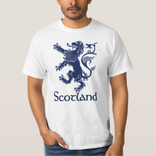Scottish Rampant Lion Navy Blue T-Shirt