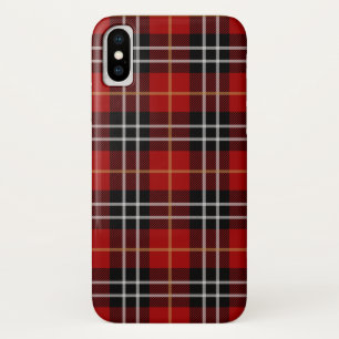 Scottish red and black tartan plaid Case-Mate iPhone case