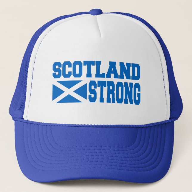 Scottish Referendum Scotland Independent Freedom Trucker Hat (Front)