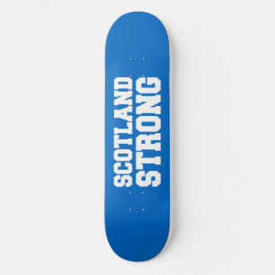 Scottish Referendum Scotland on Blue Skateboard