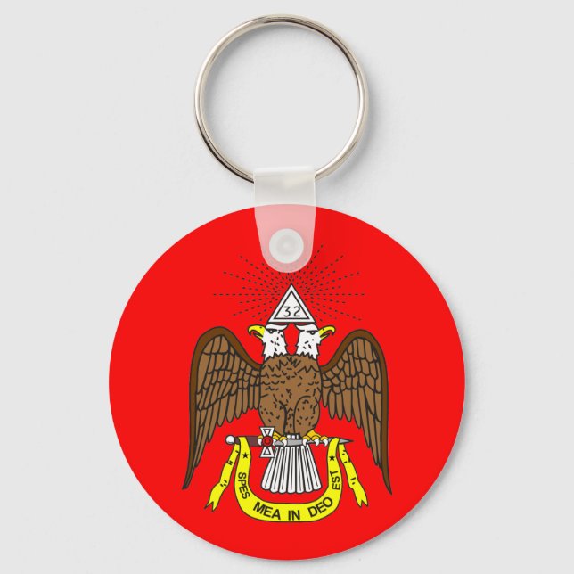 Scottish Rite 32nd degree Keychain (Front)