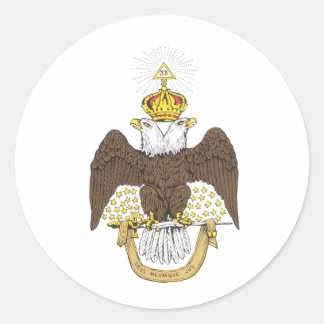 Scottish Rite Classic Round Sticker