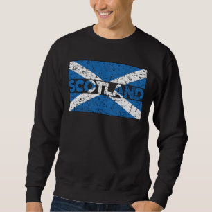 Scottish Roots Scotland Flag Scottish Heritage Sweatshirt