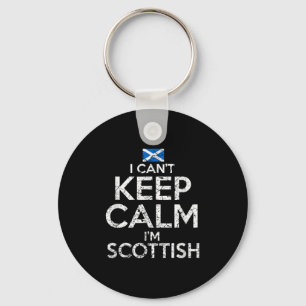 Scottish Roots Scotland Scots Can't Keep Calm Funn Keychain