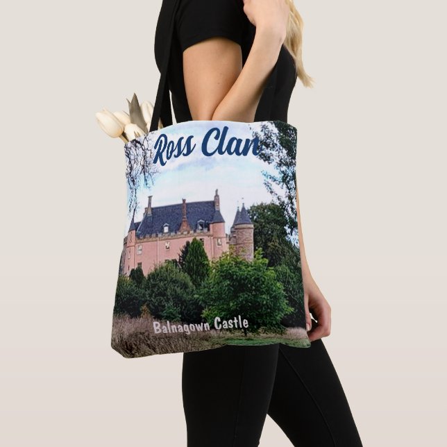 Scottish Ross Clan Balnagown Castle Sac fourre-tou (De près)