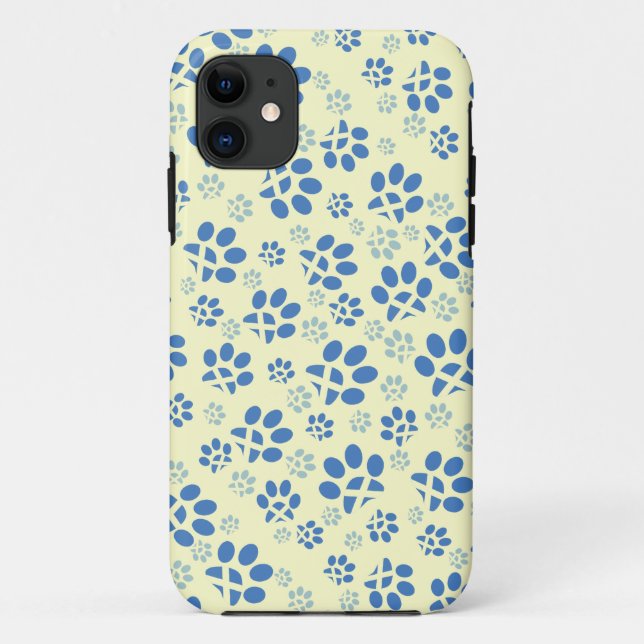 Scottish Saltire Cat Paw Print Case (Back)