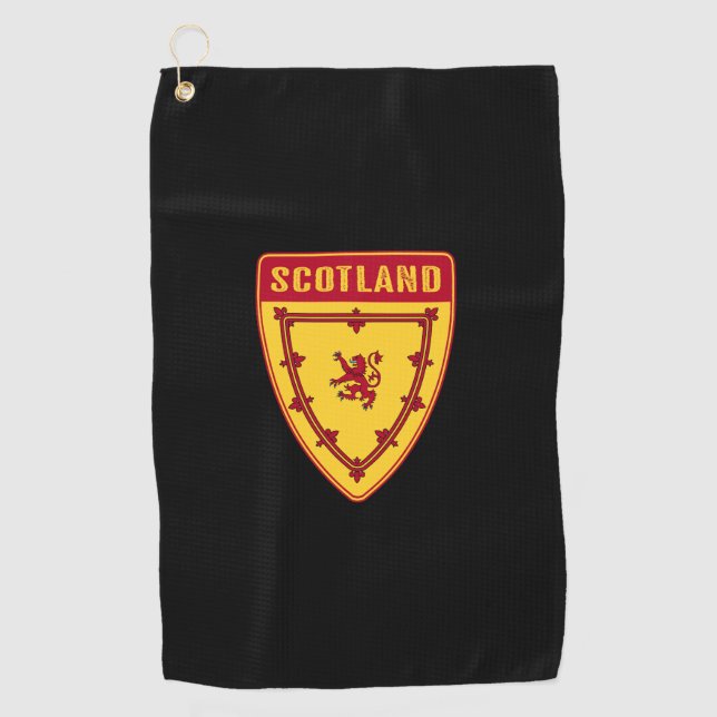 Scottish Shield Golf Towel (Front)
