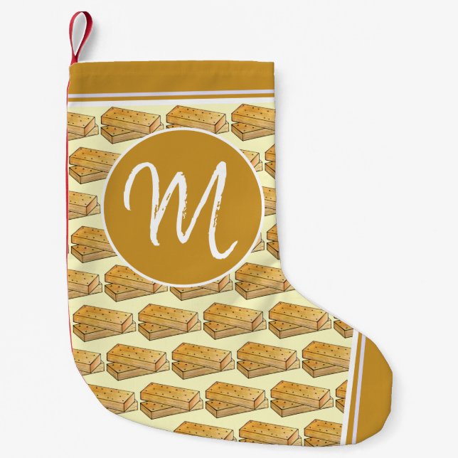 Scottish Shortbread Tea Biscuits UK British Food Small Christmas Stocking (Front)