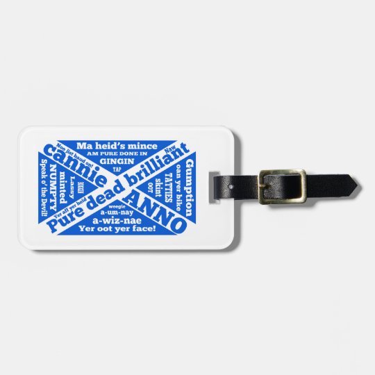 Scottish slang and phrases luggage tag