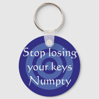 Scottish Slang Numpty Keychain