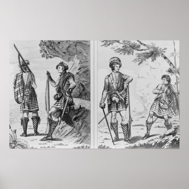 Scottish Soldiers of the Highlands and Poster (Front)