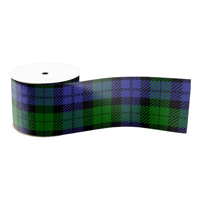 Scottish tartan grosgrain ribbon (Spool)