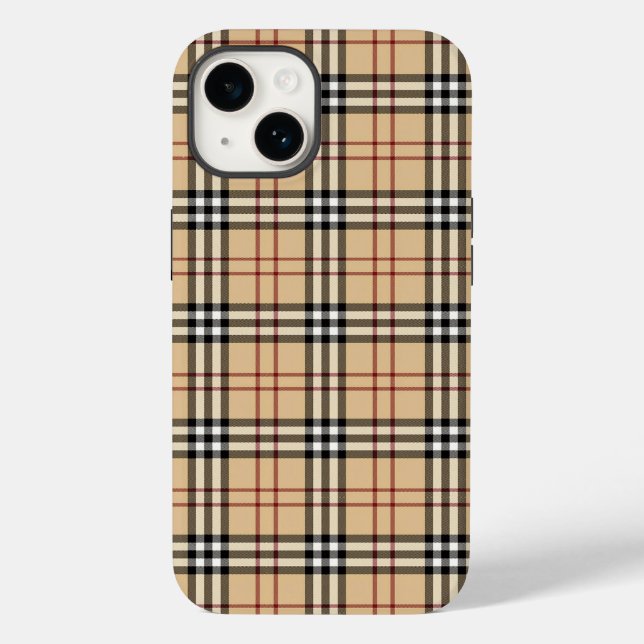 Scottish Tartan Pattern Case-Mate iPhone Case (Back)