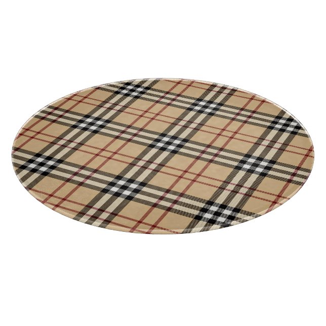 Scottish Tartan Pattern     Cutting Board (Corner)