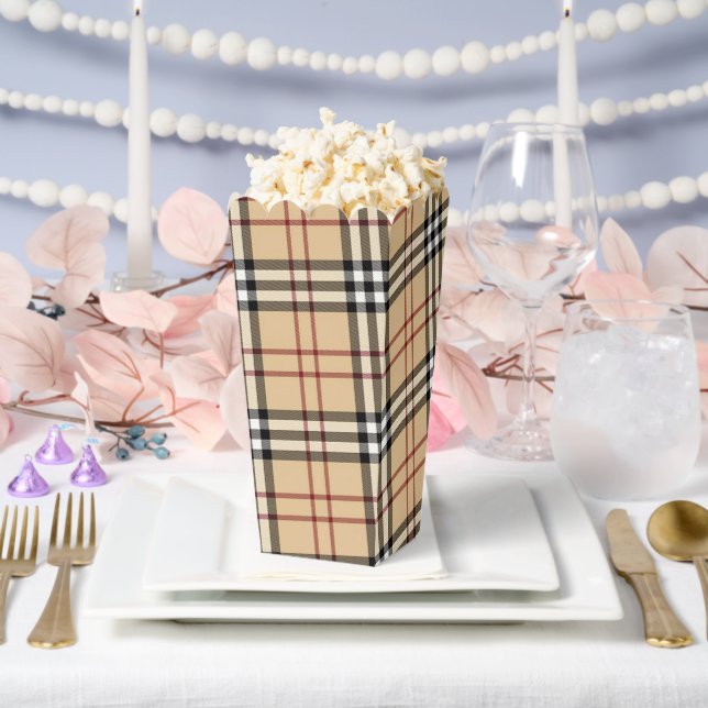 Scottish Tartan Pattern     Favor Box (Wedding)