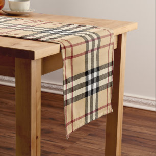 Scottish Tartan Pattern Medium Table Runner