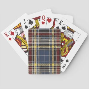 Scottish Tartan Pattern Playing Cards