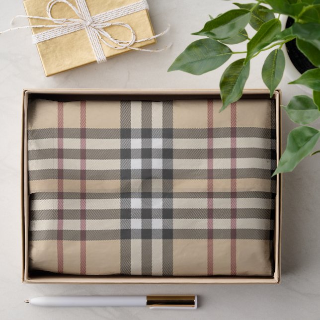Scottish Tartan Pattern     Tissue Paper (Gift)