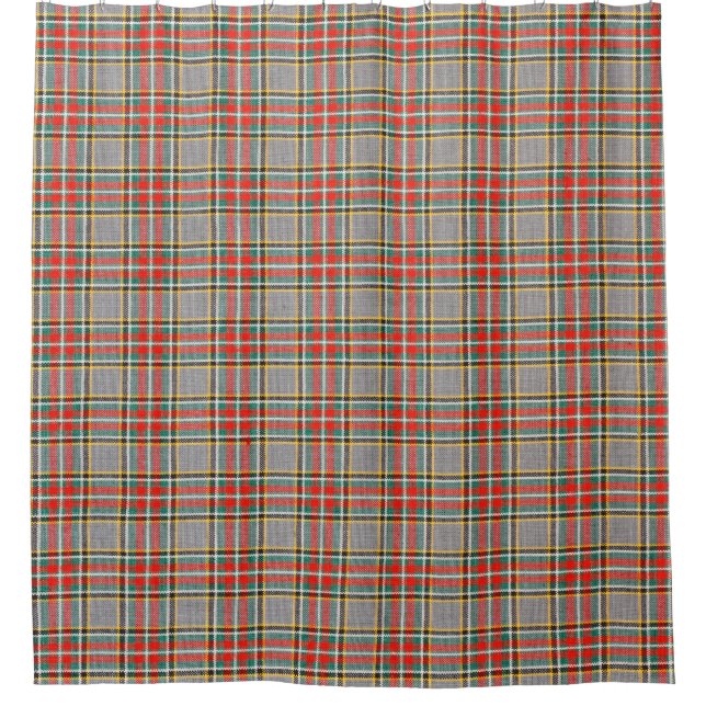 Scottish tartan: red-green-yellow pattern. (Front)
