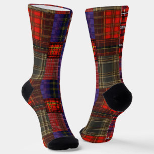 Scottish Tartan Swatch Socks
