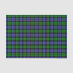 Scottish tartan tissue paper
