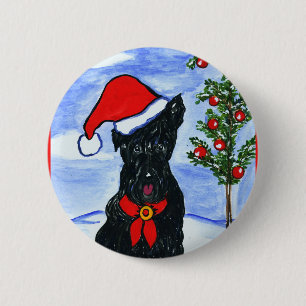 Scottish Terrier 2 Inch Round Button