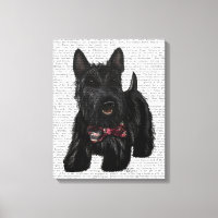 Scottish Terrier and Bow