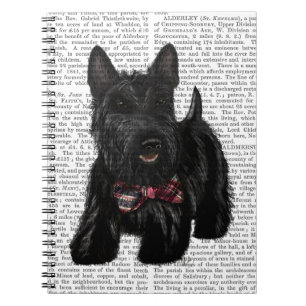 Scottish Terrier and Bow Notebook