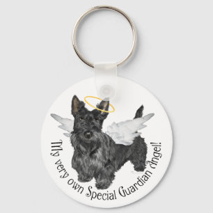 Scottish Terrier Angels Keychain