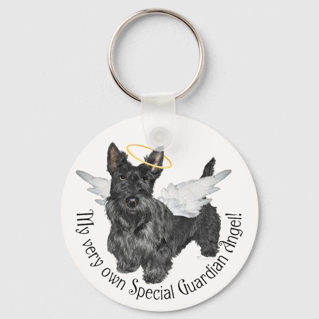 Scottish Terrier Angels Keychain (Front)