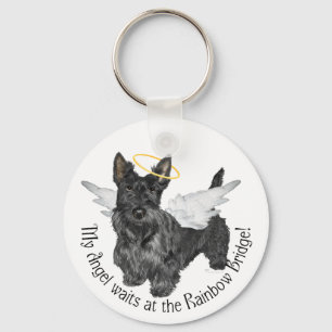 Scottish Terrier Angels Keychain