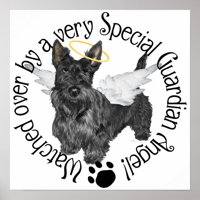 Scottish Terrier Angels Poster (Front)
