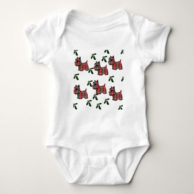 SCOTTISH TERRIER BABY BODYSUIT (Front)