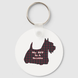 Scottish Terrier BFF Gifts Keychain