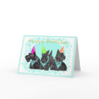 Scottish Terrier Birthday Card