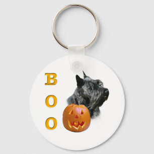 Scottish Terrier (black) Boo Keychain
