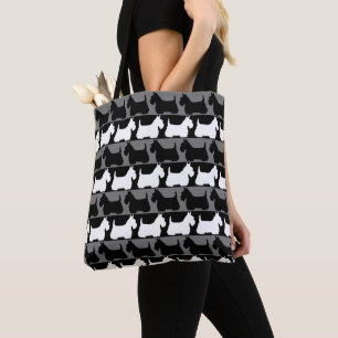 Scottish Terrier black/red/white, Highland dog Tot Tote Bag