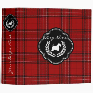 Scottish Terrier Brag Book Personalize Binder
