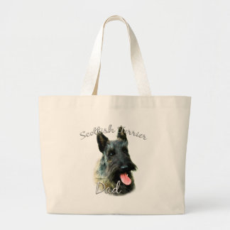Scottish Terrier (brindle) Dad 2 Large Tote Bag