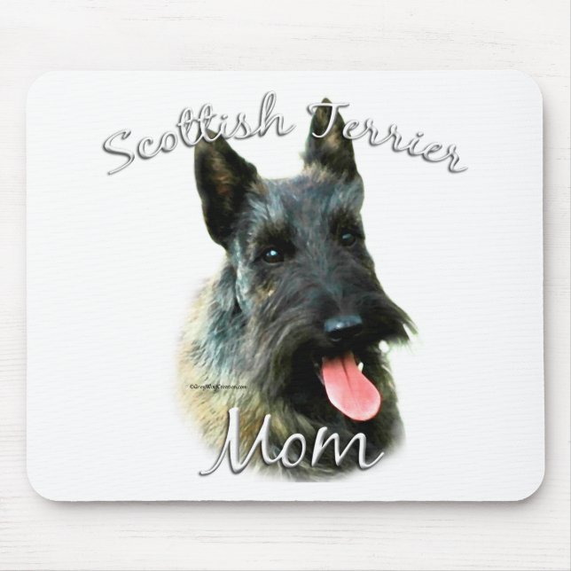 Scottish Terrier (brindle) Mom 2 Mouse Pad (Front)