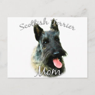 Scottish Terrier (brindle) Mom 2 Postcard