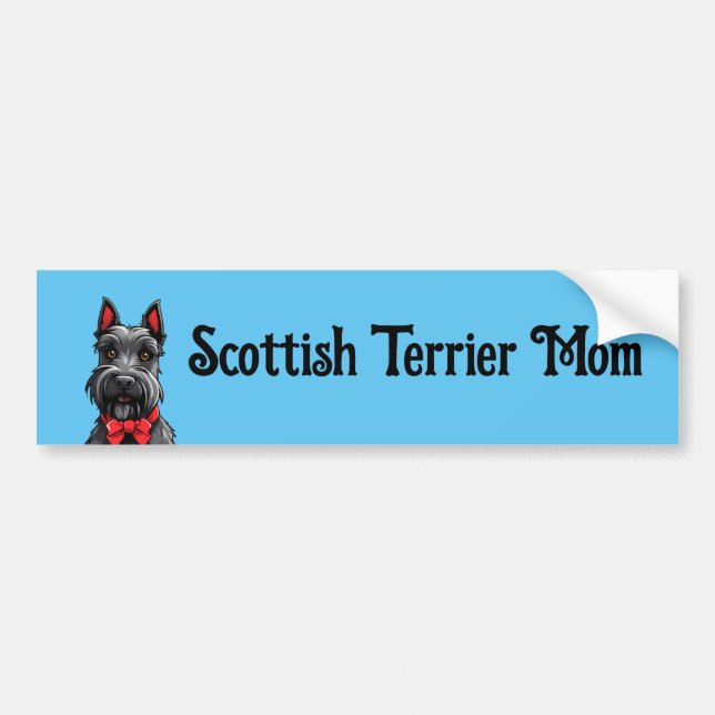 Scottish Terrier Bumper Sticker (Front)