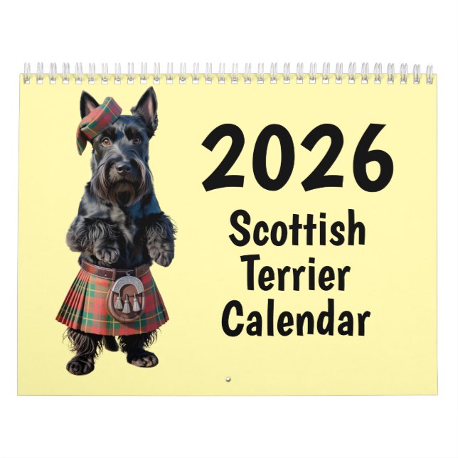 Scottish Terrier Calendar (Cover)