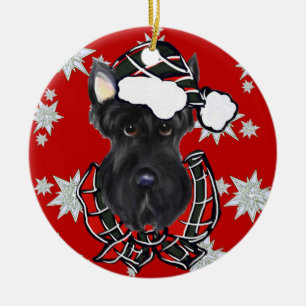 SCOTTISH TERRIER CERAMIC ORNAMENT