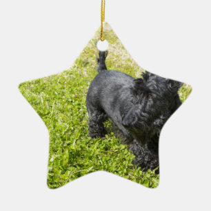Scottish Terrier Ceramic Ornament